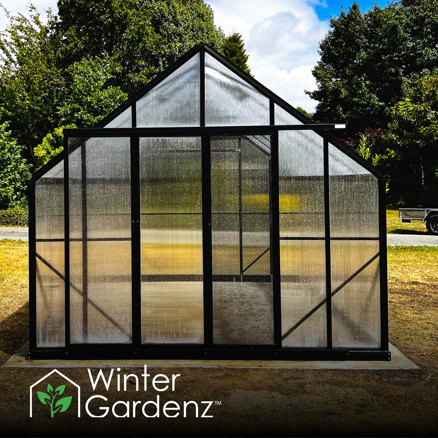 3.2m wide Polycarbonate Greenhouses
