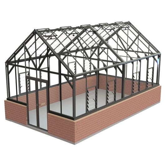 12x20ft (3.8x6.4m) Elite Glasshouse - wintergardenz.co.nz