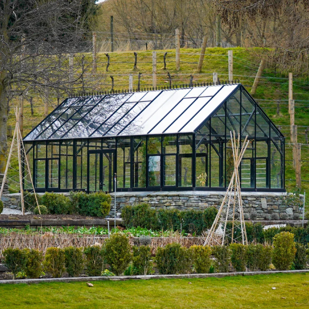 12x24ft (3.8x7.7m) Elite Glasshouse - wintergardenz.co.nz