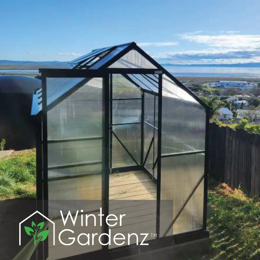  6x8ft (2x2.6m) Greenhouse 6mm Polycarbonate 