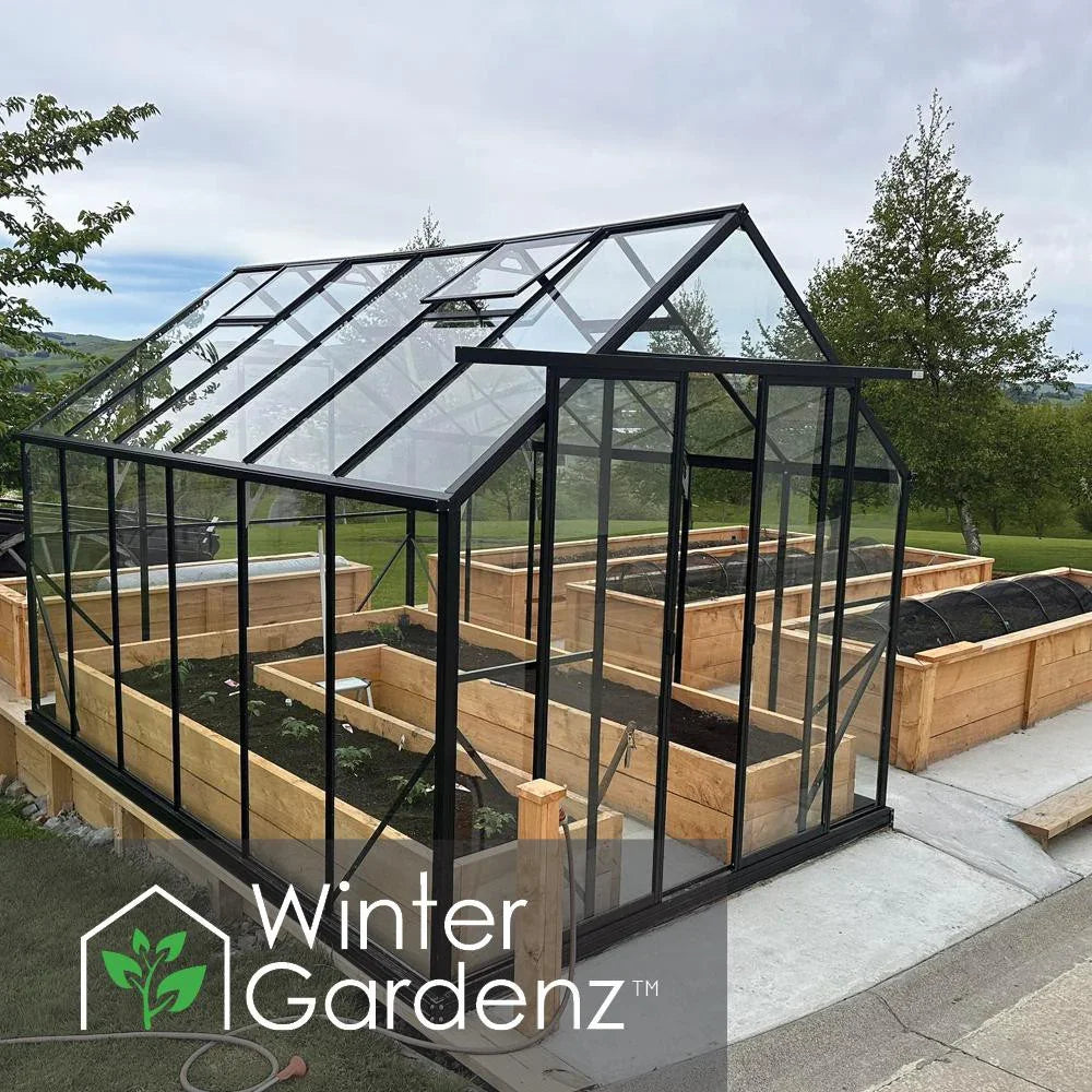  8x12ft (2.6x3.8m) Glasshouse 4mm Toughened Glass 