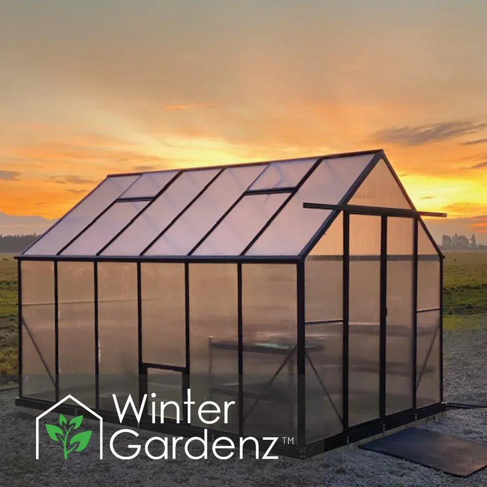  8x12ft (2.6x3.8m) Greenhouse 6mm Polycarbonate 