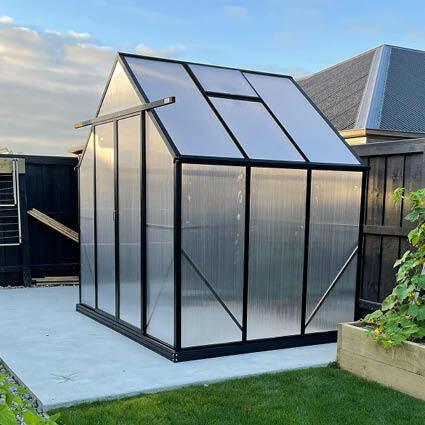 8x6ft 2.6x2m Greenhouse 6mm Polycarbonate